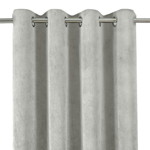 GoodHome Curtain Carrington 135 x 260 cm, grey