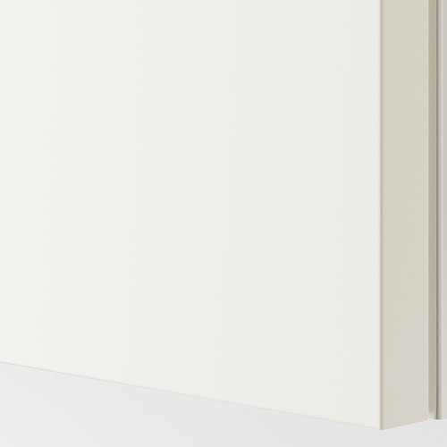HASVIK Pair of sliding doors, white, 200x236 cm
