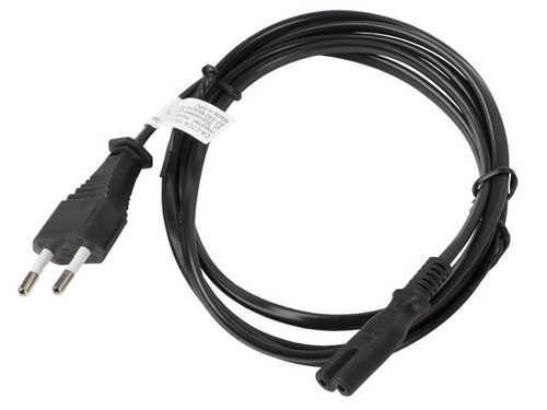 Lanberg EURO Power Cable (radio) CEE 7/16 - IEC 320 C7 1.8m, black