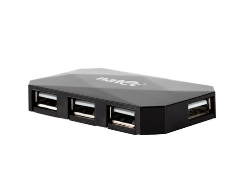 Natec USB Hub 4-port Locust Black