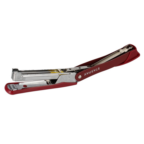 Metal Stapler, 12 Sheets, 24/10, dark red