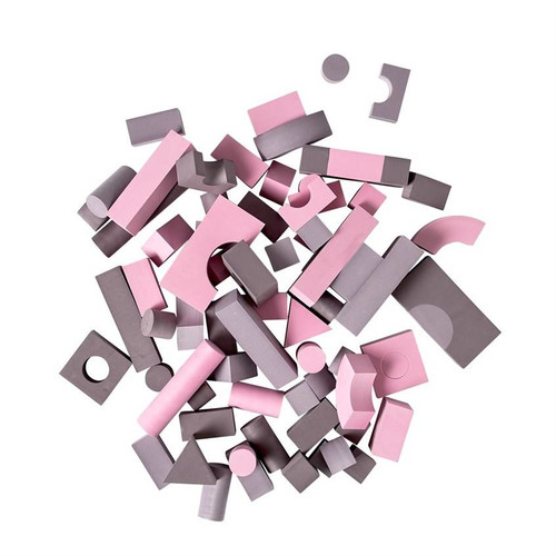 BabyDan Soft Blocks - rose/purple, 0+