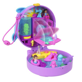 Polly Pocket Dolphin Rescue & Play Compact HWN96 4+