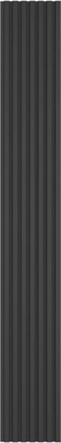 Lamella Wall Panel Vertical Line 300 x 2650 mm, black/black, felt