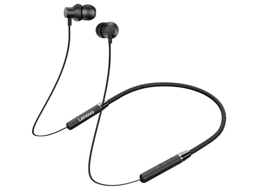 Lenovo Earphone Wireless Bluetooth Earphones He05, black