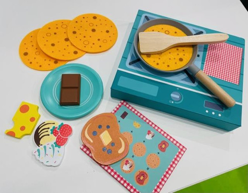 Joueco Wooden Pancakes Playset 3+