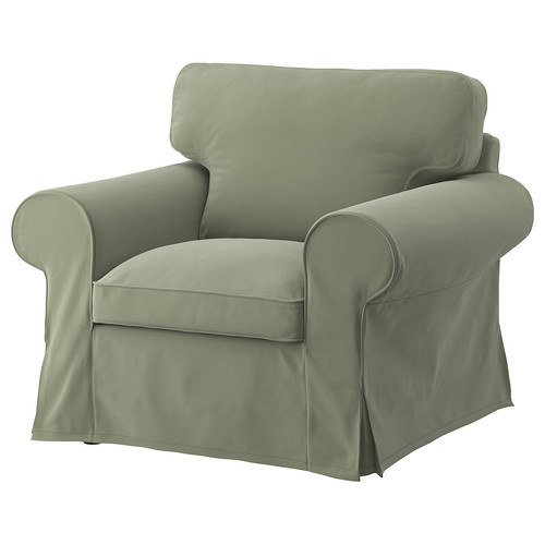 EKTORP Armchair, Hakebo grey-green