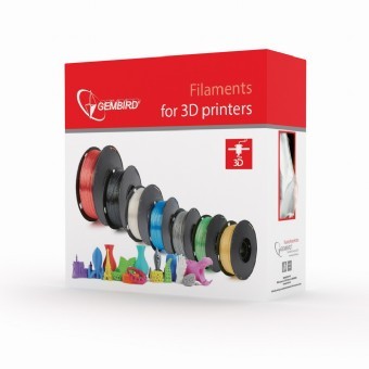 Gembird 3D Printer Filament HIPS/1.75mm/1kg/red