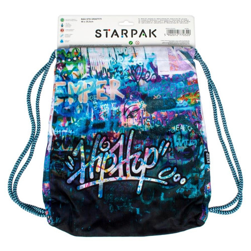 Drawstring Bag School Shoes/Clothes Bag Graffitti