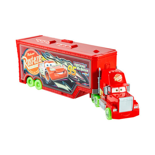 Disney Pixar Cars Glow Racers Transforming Mack Playset, 2-in-1 Glow-in-the-Dark HPX76 3+