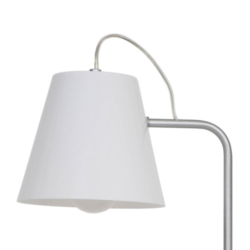 GoodHome Table Lamp Syenite E27, silver