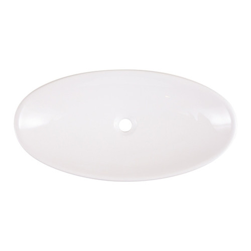 Ceramic Countertop Basin GoodHome Torsa 65x34cm, white