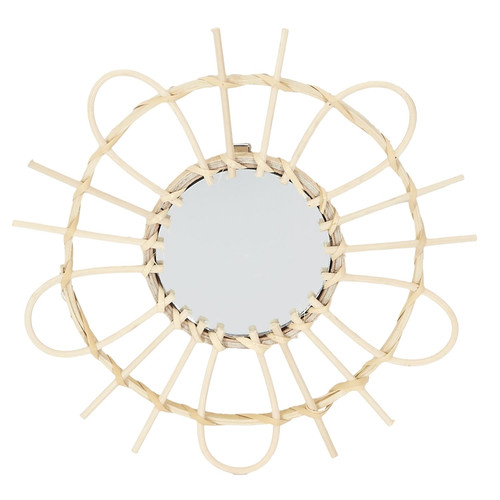 Decorative Mirrors Set of 3 Lipsi, rattan