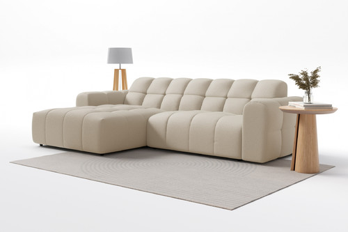 Corner Sofa Aleria Mini, left, light beige