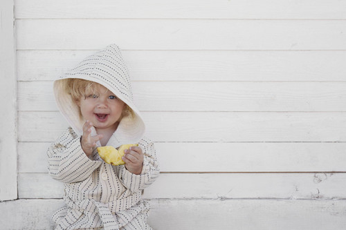 Elodie Details Bathrobe, Pinstripe, 1-3y