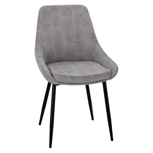 Upholstered Chair Floyd, corduroy, grey