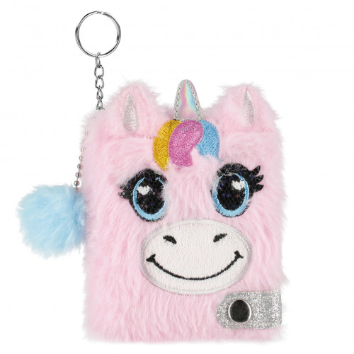 Plush Keychain Notebook Unicorn