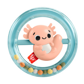 Fisher-Price Animal Teether Rattle & Clacker HRB19, 1pc, assorted, 3m+