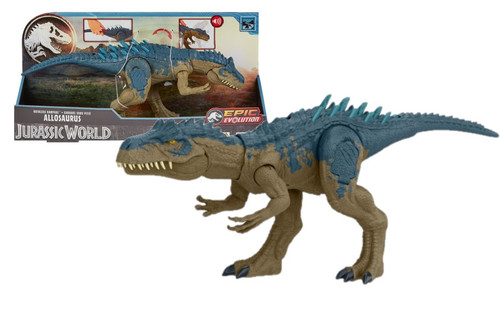 Jurassic World Ruthless Rampagin Allosaurus Dinosaur Toy HRX50 4+