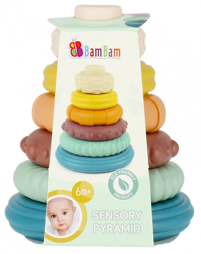 Bam Bam Sensory Pyramid 6m+