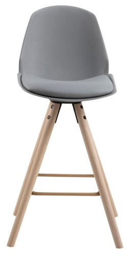 Bar Stool Oslo, high, grey