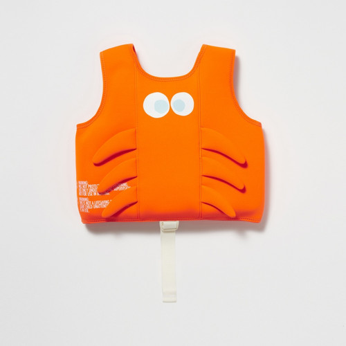 Sunnylife Children's Swim Vest Sonny the Sea Creature Neon Orange, 1-2 years