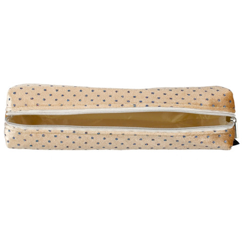 Tube Pencil Case Beige Cristal