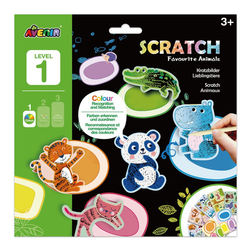 Avenir Scratch Favourite Animals 3+