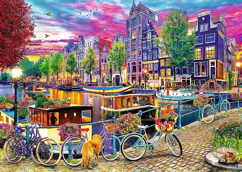 Trefl Jigsaw Puzzle European Capitals 2x500 10+