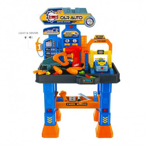 Car Repair Work Bench Playset 125pcs 3+