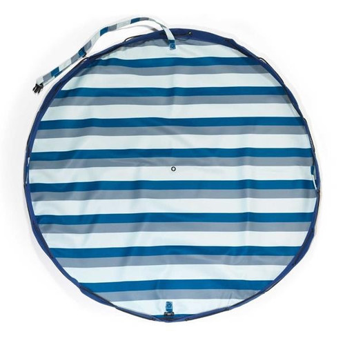 Play&Go Outdoor Toy Storage Bag Stripes Blue/Green