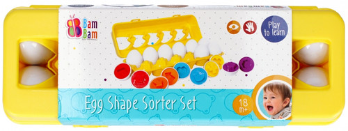 Bam Bam Egg Shape Sorter Set 18m+