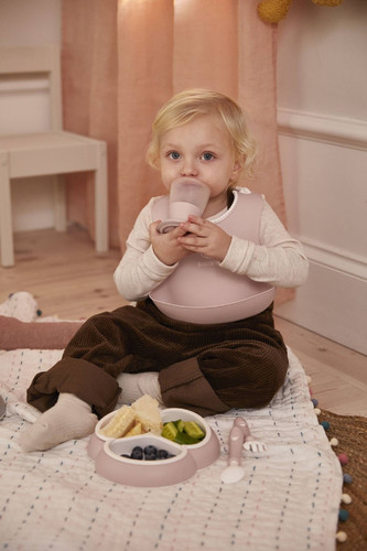 BABYBJORN Dinnerware Set, 8 pcs, Powder Pink