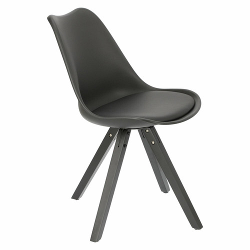 Dining Chair Norden Star Square, black/black