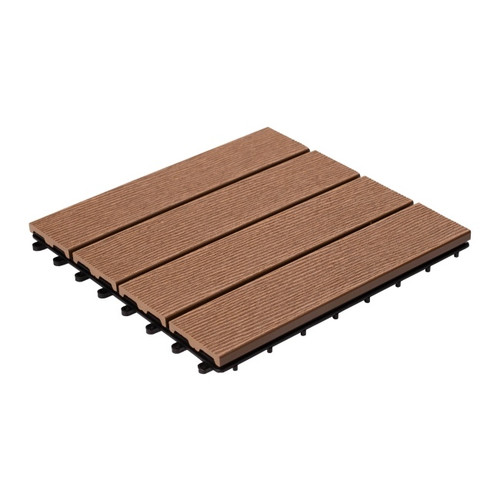 DLH Composite Decking 30 x 30 cm, teak