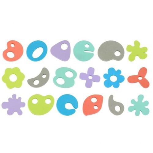 Bo Jungle B-Foam Figures Shapes Bath Toys 36pcs 18m+
