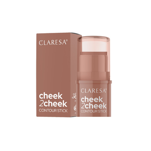 CLARESA Cheek2Cheek Cream Bronzer Contour Stick 02 Milk Choco 6g