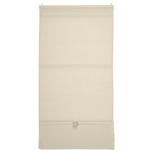 RINGBLOMMA Roman blind, beige, 60x160 cm