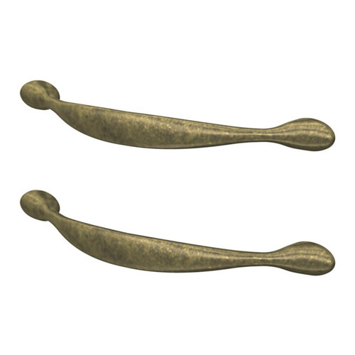 Furniture Handle Chervil 158 mm, brass