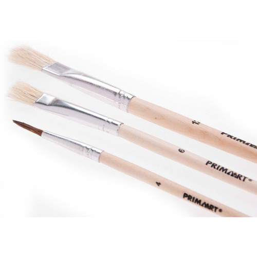 Prima Art Natural Brush Set Paintbrushes 3pcs