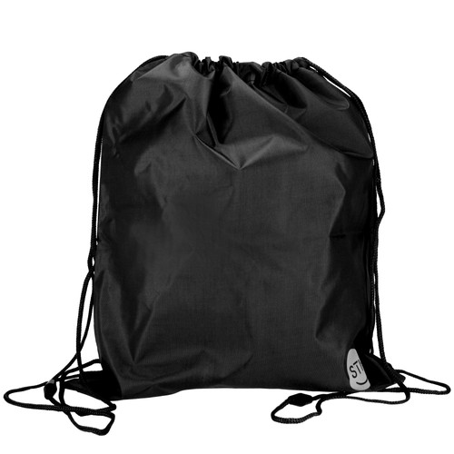 Drawstring Bag School Shoes/Clothes Bag Black