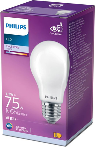 Philips LED Bulb A60 E27 1055 lm 4000 K