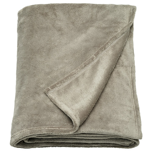 TRATTVIVA Bedspread, light grey-green, 150x250 cm