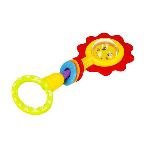 Bam Bam Rattle Flower, assorted colours, 0m+