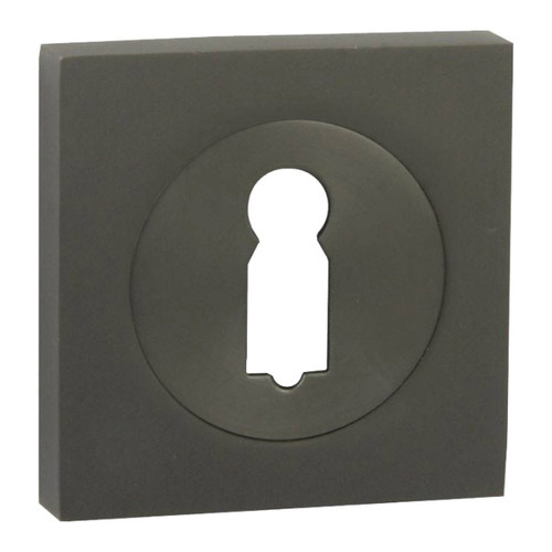 Door Escutcheon Quadro-QR, square, titanium