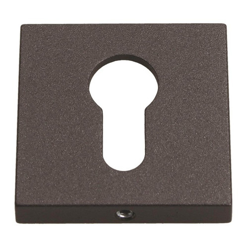 Gamet Door Escutcheon, square, graphite