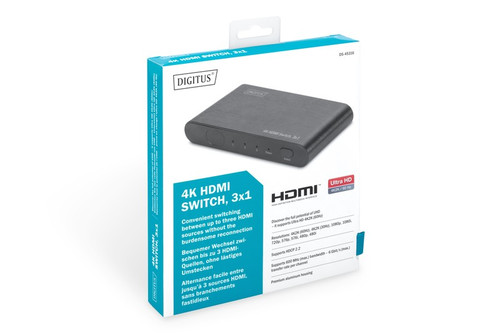 Digitus Switch 4K HDMI 3x1