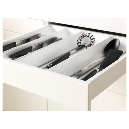 MAXIMERA Drawer, low, white, 60x60 cm