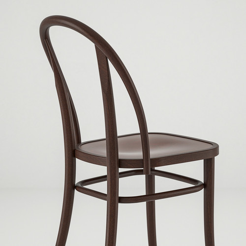 IDANÄS / SKOGSBO Table and 2 chairs, white/dark brown, 51/86x96 cm