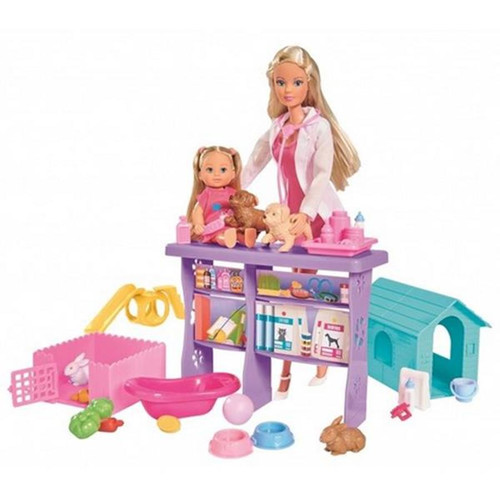 Steffi Love Vet Doll Playset Animal World 3+